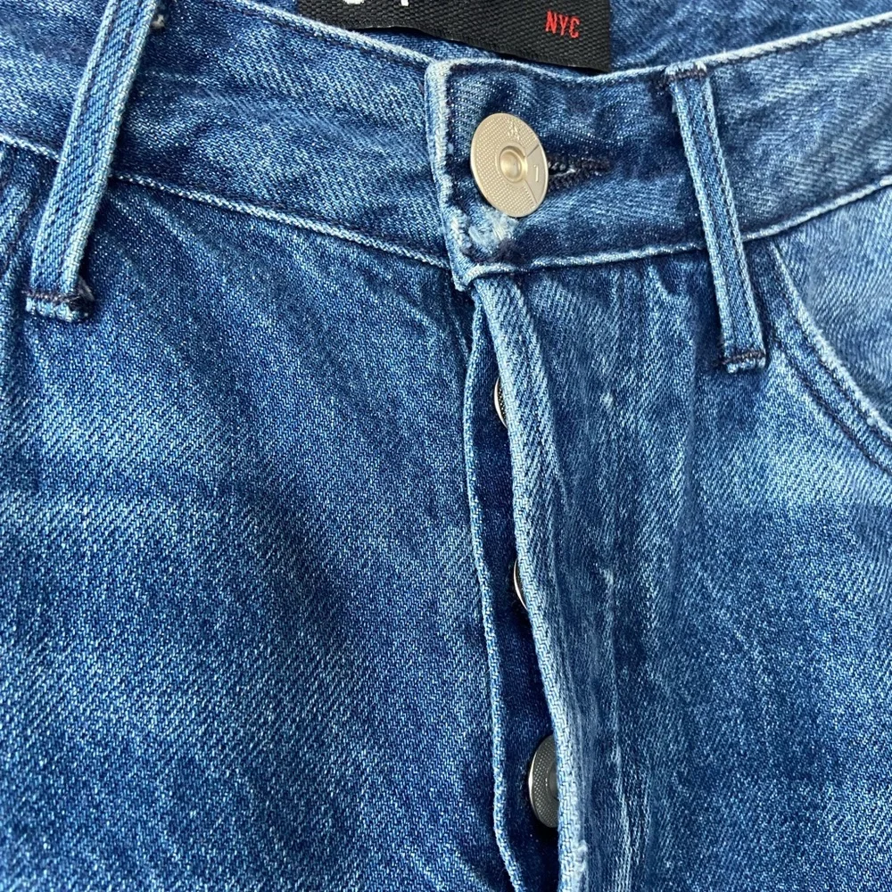 3x1 NYC Higher Ground Gusset Cropped Flare Jeans in Vasto Wash Size 26 - Picture 3 of 9